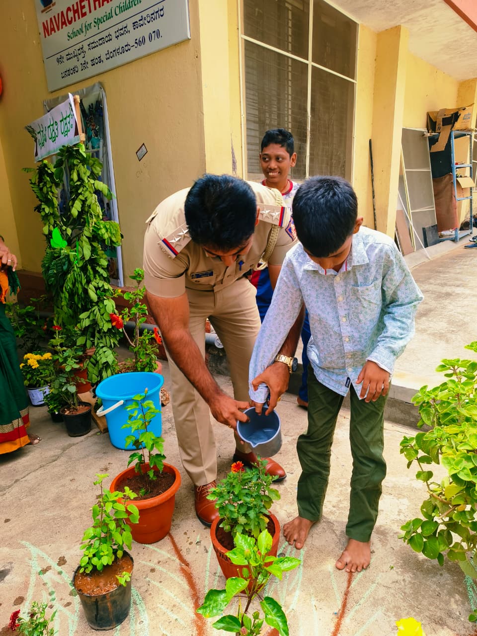 Environment Day celebration at Navachethana Trust